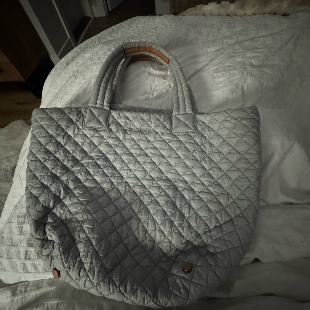 MZ Wallace- Quilted Gray large Tote Bag
Used but in great shape